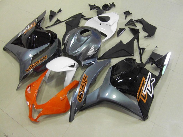 Carénages Honda CBR 600 RR 2009-2012 - Orange Gris Noir Carénages Honda CBR 600 RR 2009-2012 - Orange Gris Noir