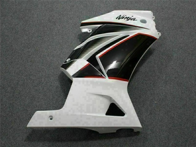 Carénages Kawasaki EX250 2008-2012 - Blanc Noir Ninja Carénages Kawasaki EX250 2008-2012 - Blanc Noir Ninja