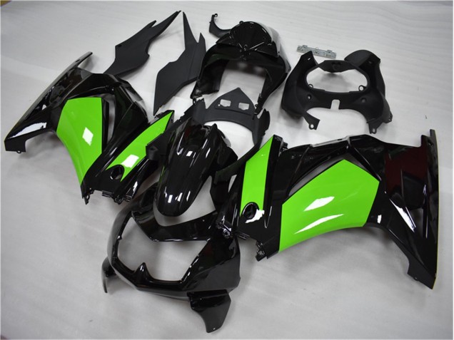 Carénages Kawasaki EX250 2008-2012 - Noir Vert Carénages Kawasaki EX250 2008-2012 - Noir Vert