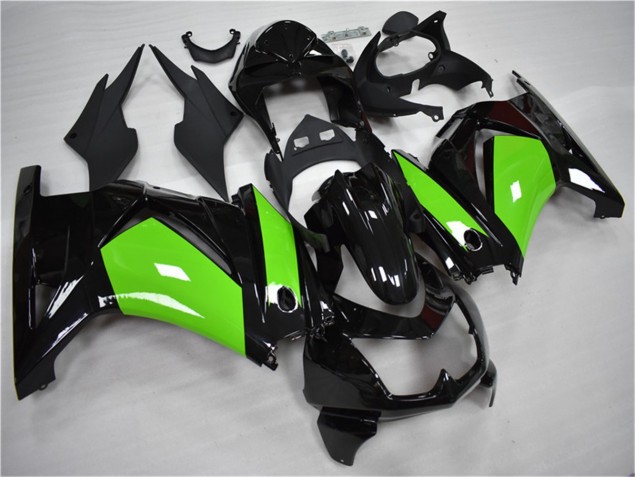 Carénages Kawasaki EX250 2008-2012 - Noir Vert Carénages Kawasaki EX250 2008-2012 - Noir Vert