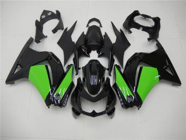 Carénages Kawasaki EX250 2008-2012 - Noir Vert Carénages Kawasaki EX250 2008-2012 - Noir Vert