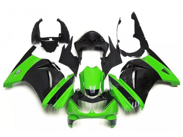 Carénages Kawasaki EX250 2008-2012 - Vert Noir Carénages Kawasaki EX250 2008-2012 - Vert Noir