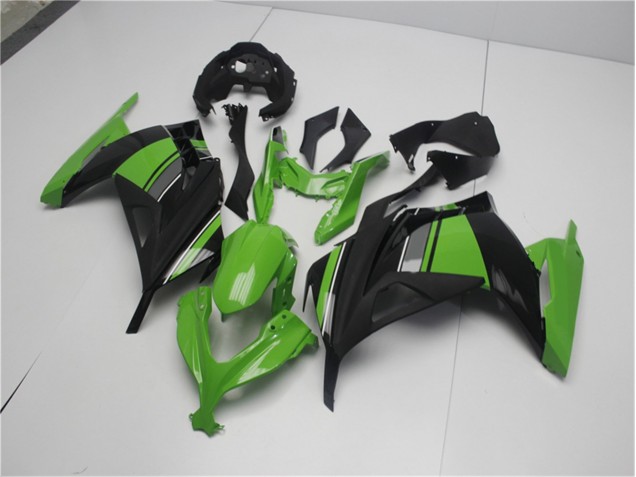 Carénages Kawasaki EX300 2013-2016 - Vert Noir Carénages Kawasaki EX300 2013-2016 - Vert Noir