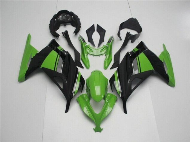 Carénages Kawasaki EX300 2013-2016 - Vert Noir Carénages Kawasaki EX300 2013-2016 - Vert Noir