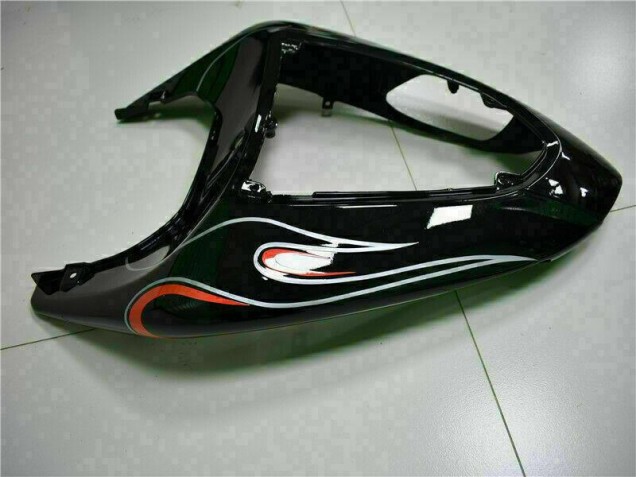 Carénages Kawasaki ZX10R 2006-2007 - Noir Rouge Flamme Carénages Kawasaki ZX10R 2006-2007 - Noir Rouge Flamme