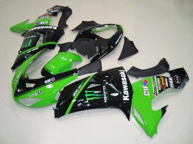 Carénages Kawasaki ZX10R 2006-2007 - Vert Monster