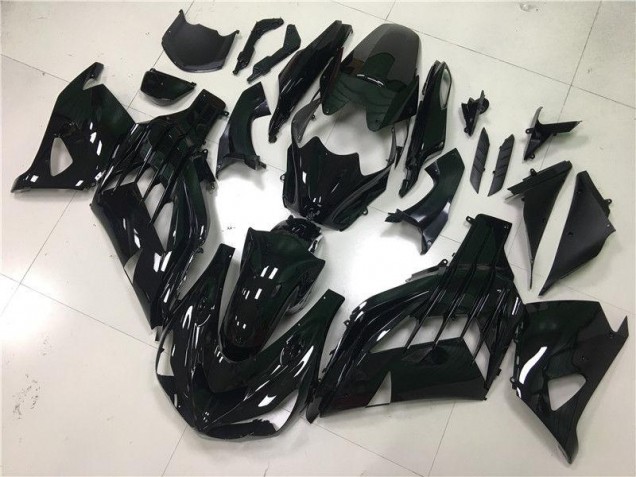 Carénages Kawasaki ZX14R ZZR 1400 2012-2021 - Noir Brillant Carénages Kawasaki ZX14R ZZR 1400 2012-2021 - Noir Brillant