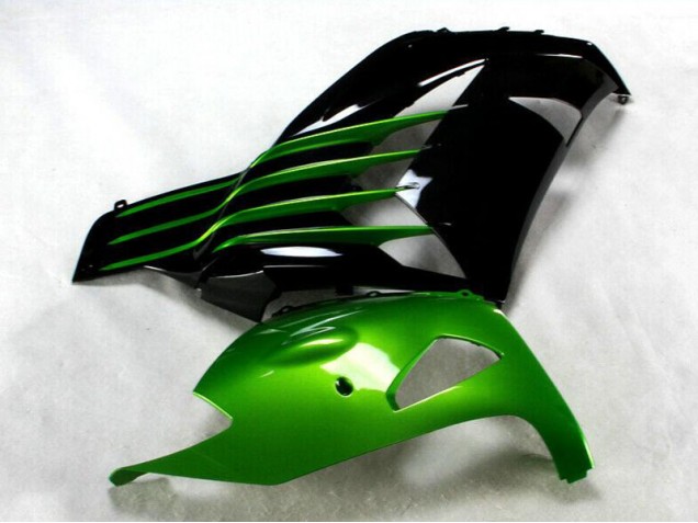 Carénages Kawasaki ZX14R ZZR 1400 2012-2021 - Noir Vert Carénages Kawasaki ZX14R ZZR 1400 2012-2021 - Noir Vert