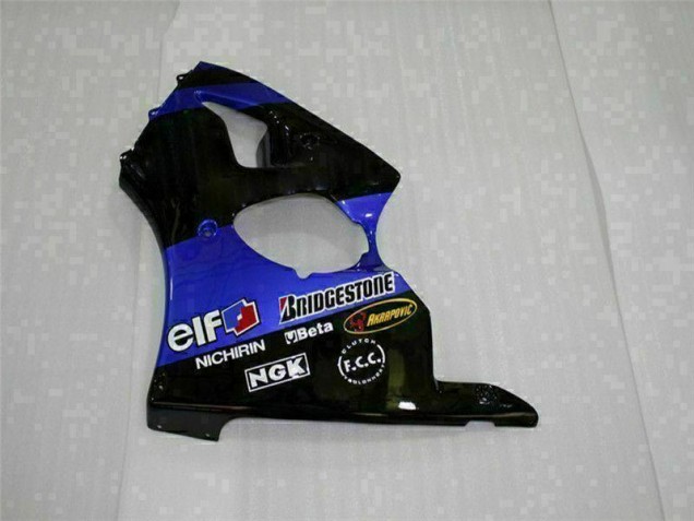 Carénages Kawasaki ZX6R 2000-2002 - Bleu