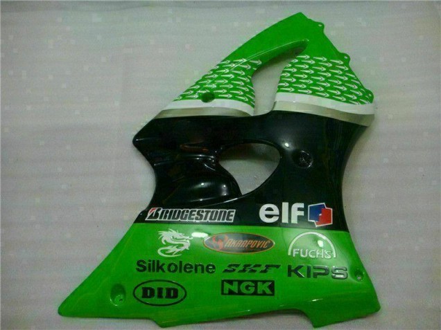 Carénages Kawasaki ZX6R 2000-2002 - Vert Noir Carénages Kawasaki ZX6R 2000-2002 - Vert Noir