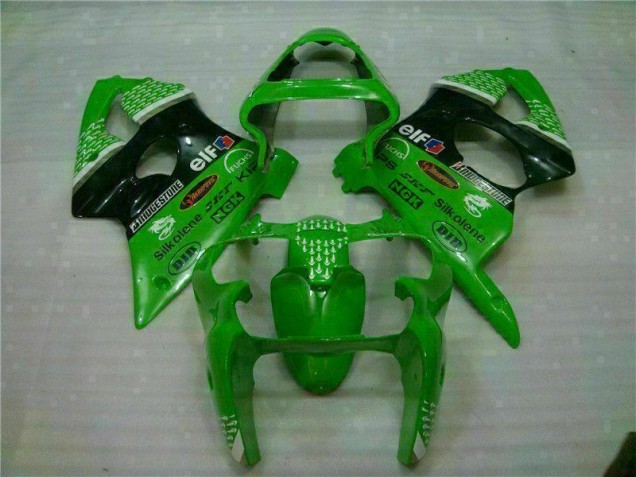 Carénages Kawasaki ZX6R 2000-2002 - Vert Noir Carénages Kawasaki ZX6R 2000-2002 - Vert Noir