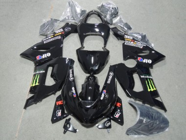 Carénages Kawasaki ZX6R 2005-2006 - 3M Touch4 Monster Noir