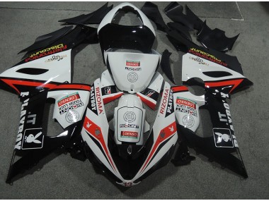 Carénages Kawasaki ZX6R 2005-2006 - Blanc Noir Rizoma Playboy