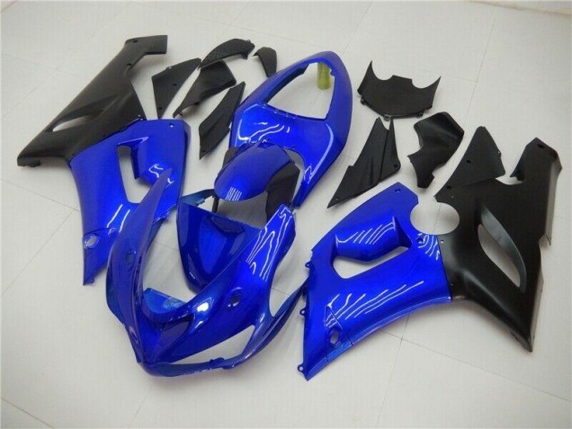 Carénages Kawasaki ZX6R 2005-2006 - Bleu Carénages Kawasaki ZX6R 2005-2006 - Bleu