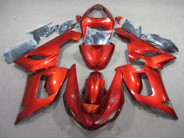 Carénages Kawasaki ZX6R 2005-2006 - Orange