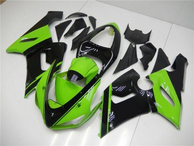 Carénages Kawasaki ZX6R 2005-2006 - Vert Noir Carénages Kawasaki ZX6R 2005-2006 - Vert Noir