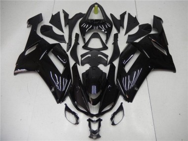 Carénages Kawasaki ZX6R 2007-2008 - Noir Brillant
