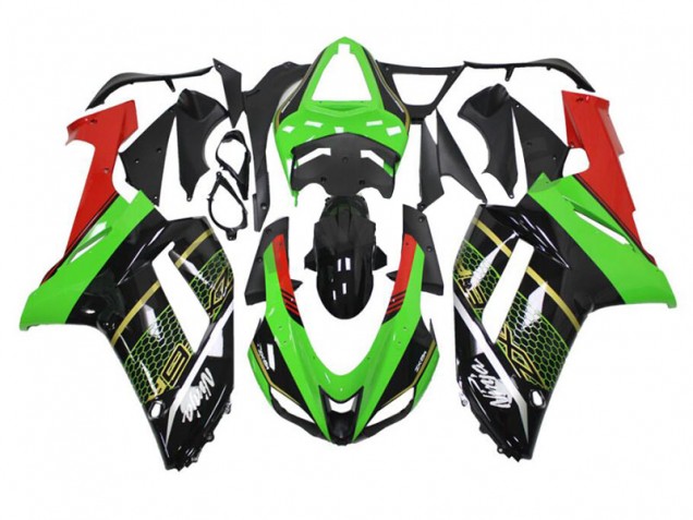 Carénages Kawasaki ZX6R 2007-2008 - Vert Noir Carénages Kawasaki ZX6R 2007-2008 - Vert Noir