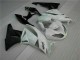 Carénages Kawasaki ZX6R 2009-2012 - Blanc Noir Carénages Kawasaki ZX6R 2009-2012 - Blanc Noir