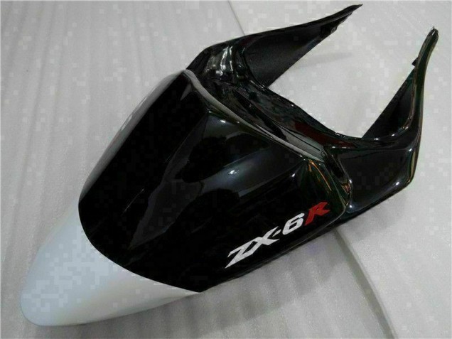 Carénages Kawasaki ZX6R 2009-2012 - Noir Blanc 3M Touch4 Carénages Kawasaki ZX6R 2009-2012 - Noir Blanc 3M Touch4
