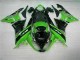 Carénages Kawasaki ZX6R 2009-2012 - Vert Noir Carénages Kawasaki ZX6R 2009-2012 - Vert Noir