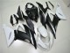 Carénages Kawasaki ZX6R 2013-2018 - Blanc Noir Carénages Kawasaki ZX6R 2013-2018 - Blanc Noir