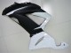 Carénages Kawasaki ZX6R 2013-2018 - Blanc Noir Carénages Kawasaki ZX6R 2013-2018 - Blanc Noir