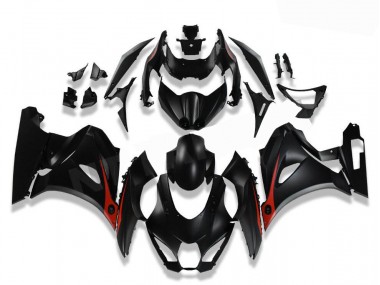 Carénages Suzuki GSXR 1000 2017-2023 - Noir Rouge