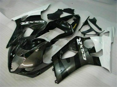 Carénages Suzuki GSXR 1000 K3 2003-2004 - Blanc Noir