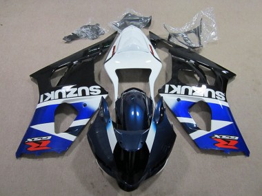 Carénages Suzuki GSXR 1000 K3 2003-2004 - Bleu Blanc Décalque