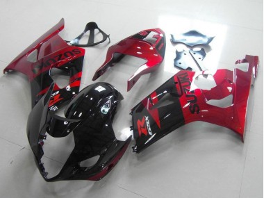 Carénages Suzuki GSXR 1000 K3 2003-2004 - Noir Rouge