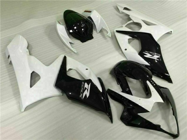Carénages Suzuki GSXR 1000 K5 2005-2006 - Blanc Noir Carénages Suzuki GSXR 1000 K5 2005-2006 - Blanc Noir