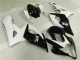 Carénages Suzuki GSXR 1000 K5 2005-2006 - Blanc Noir Carénages Suzuki GSXR 1000 K5 2005-2006 - Blanc Noir