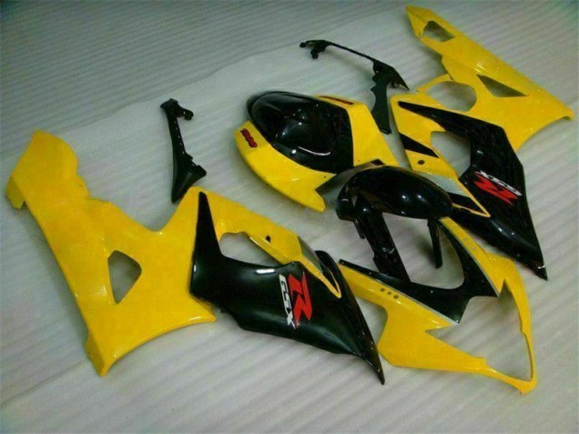 Carénages Suzuki GSXR 1000 K5 2005-2006 - Jaune Noir Carénages Suzuki GSXR 1000 K5 2005-2006 - Jaune Noir