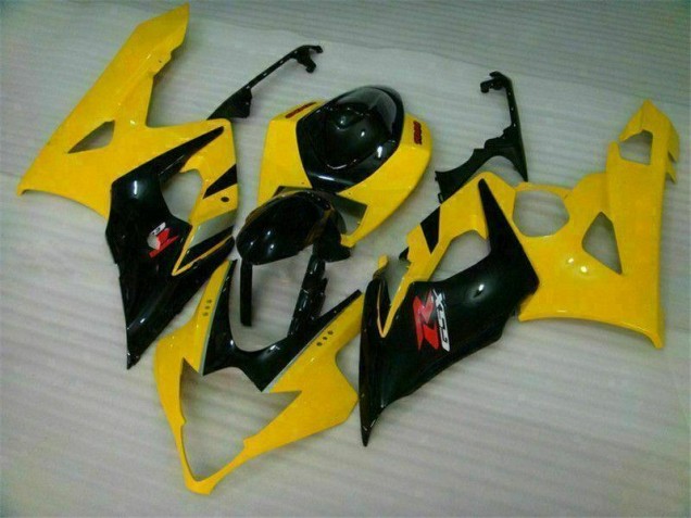 Carénages Suzuki GSXR 1000 K5 2005-2006 - Jaune Noir Carénages Suzuki GSXR 1000 K5 2005-2006 - Jaune Noir