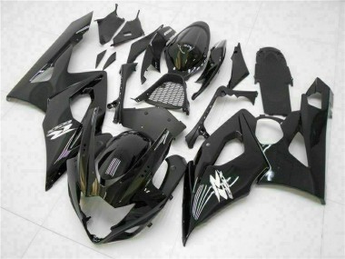 Carénages Suzuki GSXR 1000 K5 2005-2006 - Noir Brillant