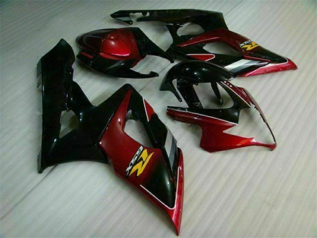 Carénages Suzuki GSXR 1000 K5 2005-2006 - Rouge Noir Carénages Suzuki GSXR 1000 K5 2005-2006 - Rouge Noir
