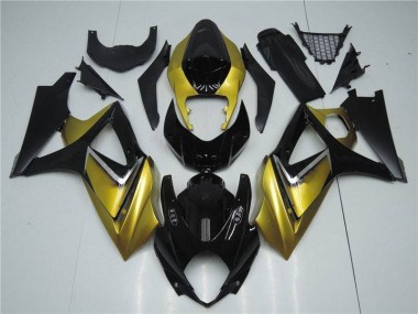Carénages Suzuki GSXR 1000 K7 2007-2008 - Or Noir