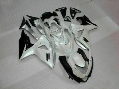Carénages Suzuki GSXR 1000 K9 2009-2016 - Blanc Noir