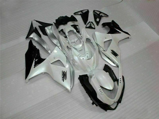 Carénages Suzuki GSXR 1000 K9 2009-2016 - Blanc Noir Carénages Suzuki GSXR 1000 K9 2009-2016 - Blanc Noir