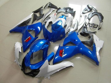 Carénages Suzuki GSXR 1000 K9 2009-2016 - Bleu et Blanc Style OEM