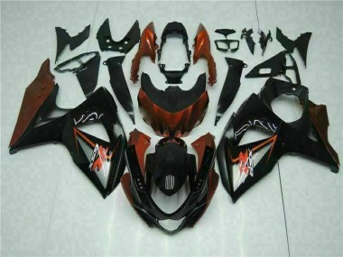 Carénages Suzuki GSXR 1000 K9 2009-2016 - Brun Noir