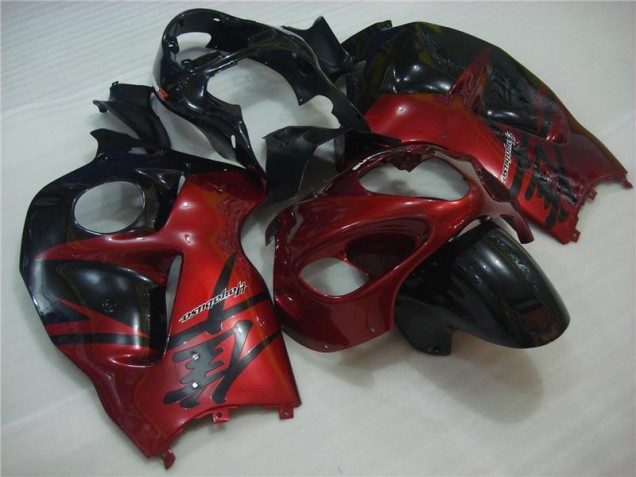 Carénages Suzuki GSXR 1300 Hayabusa 1996-2007 - Rouge Noir Carénages Suzuki GSXR 1300 Hayabusa 1996-2007 - Rouge Noir