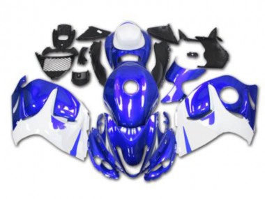 Carénages Suzuki GSXR 1300 Hayabusa 2008-2019 - Bleu Blanc