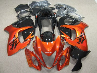 Carénages Suzuki GSXR 1300 Hayabusa 2008-2019 - Orange Noir