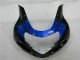 Carénages Suzuki GSXR 600 / 750 K1 K2 K3 2001-2003 - Bleu Noir Carénages Suzuki GSXR 600 / 750 K1 K2 K3 2001-2003 - Bleu Noir