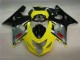 Carénages Suzuki GSXR 600 / 750 K4 2004-2005 - Jaune Noir Carénages Suzuki GSXR 600 / 750 K4 2004-2005 - Jaune Noir