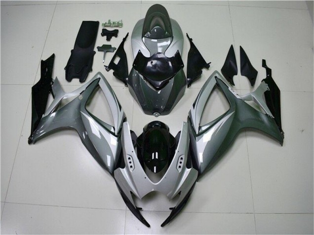 Carénages Suzuki GSXR 600 / 750 K6 2006-2007 - Argent Gris Carénages Suzuki GSXR 600 / 750 K6 2006-2007 - Argent Gris