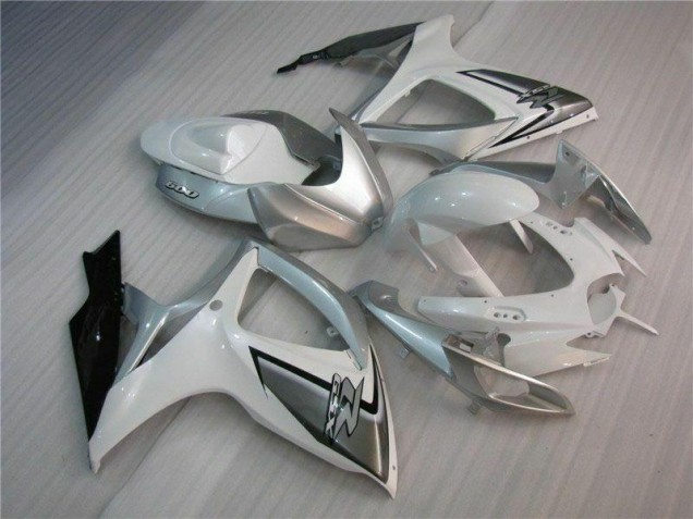 Carénages Suzuki GSXR 600 / 750 K6 2006-2007 - Blanc Argent Carénages Suzuki GSXR 600 / 750 K6 2006-2007 - Blanc Argent
