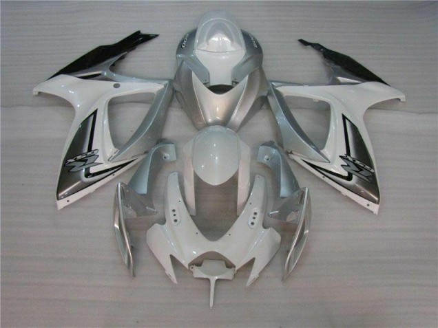 Carénages Suzuki GSXR 600 / 750 K6 2006-2007 - Blanc Argent Carénages Suzuki GSXR 600 / 750 K6 2006-2007 - Blanc Argent